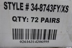 Pip 34-8743FY 72 Pk Size XS / 6 Yellow Cut-Resistant Glove
