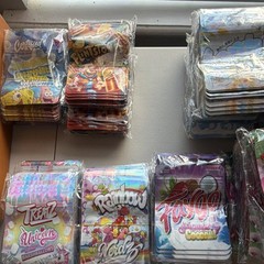 1000 pcs 3.5g Variety Pack Holographic Mylar Bags 10 Designs 100 Of Each TRENDY