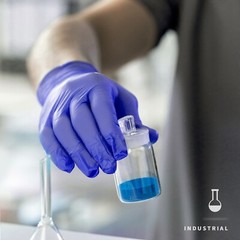 Disposable Nitrile Gloves 100 PCs 4.5mil Purple Powder-Free Food-Safe Exam Glove