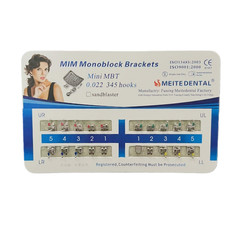 10 Sets Dental Orthodontic Bracket MIM Monoblock Mini Roth/MBT 022/018 345 Hooks
