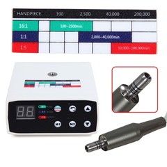 LED Electric Brushless Micro Motor/1:5 Fiber Optic Increase Contra Angle SANDENT