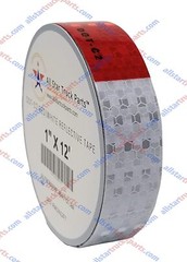 Conspicuity Tape DOT-C2 Reflective Truck Trailer Safety Red White: 1″/2″/3″ Wide