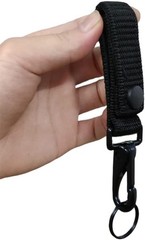 MOLLE Duty Belt Key Holder with Slip Pocket & Metal Clip for Security Pros