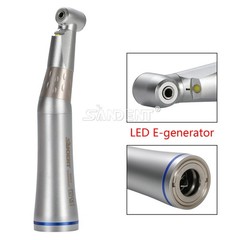 Dental 1:5 Electric Fiber Optic LED Contra Angle Handpiece High Speed 1:4.2 1:1