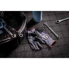 Maxiflex Ultimate Men’S Medium Gray Nitrile-Coated Outdoor and Work Gloves with