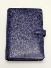 Filofax Finsbury Personal Electric Blue Leather Agenda New (#022499)