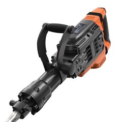 VEVOR Demolition Jack Hammer Concrete Breaker 3500W Electric 2 Chisel Bits Black