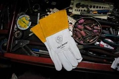 2 PAIR Tillman 1328 Grain Pearl Goatskin Leather TIG Welding Gloves 4″ Cuff S-XL