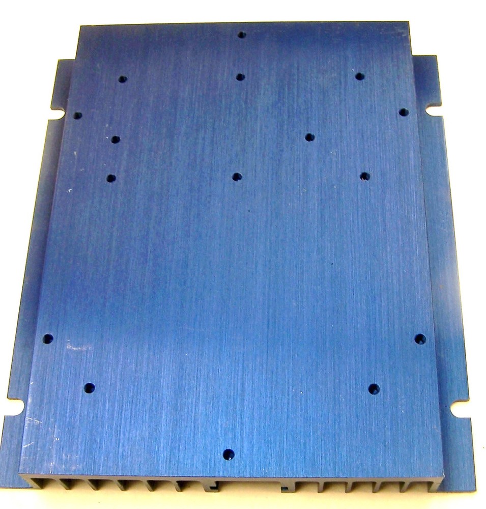 6 Large Flat Blue Aluminum Heat sink 8″ H x 1″ W x7″ L NEW 05S98-00012