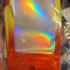 100 Reclosable Zipper Bags Pink Red Yellow Silver Holographic 2.95×4.72 in