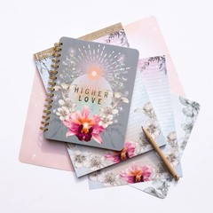 Papaya Art E6 Higher Love Lined Illustrated Double Sided Legal Pad 8.5″ x 11.8”