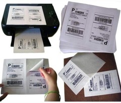 1000 Premium 8.5″ X 5.5″ Half Sheet Self Adhesive Shipping Labels 2 Per Sheet