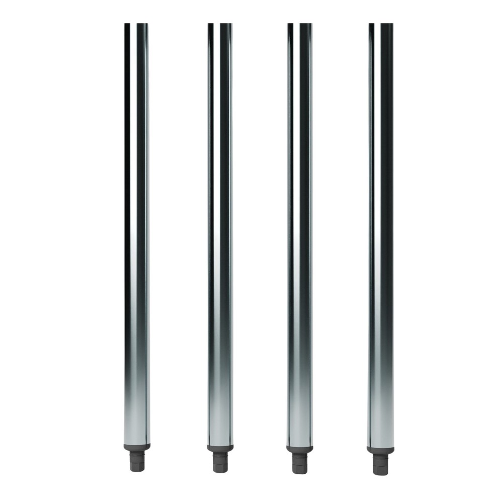 Galvanized Steel Leg for Work Tables. 24 in. Legs | Set of 4 Legs