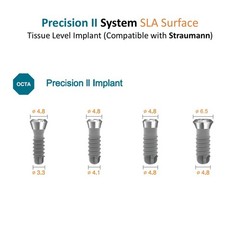 Evidence Implant Tissue Level Fixture Neck Dia 4.8/6.5 Octa FDA/CE Korea Made