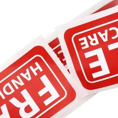 1 Roll 1000 1 x 3 FRAGILE HANDLE WITH CARE Stickers Labels Mailing Shipping