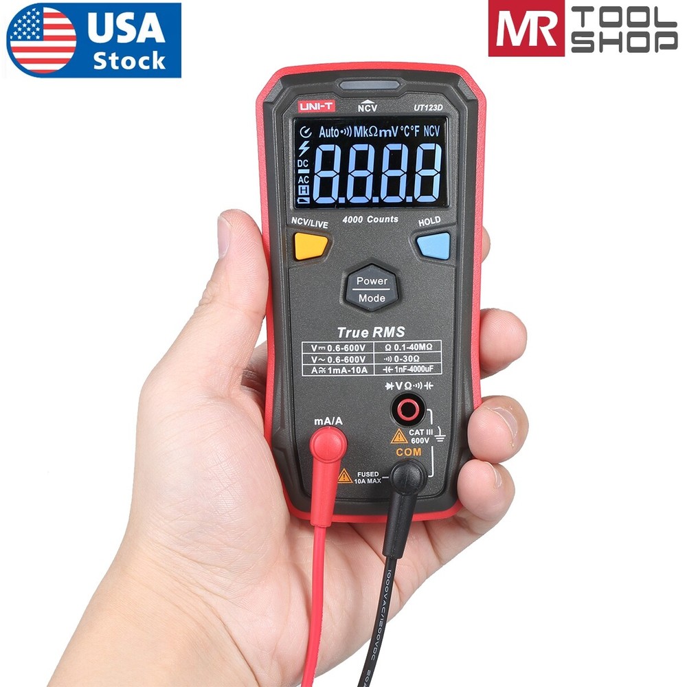 UNI-T Smart Multimeter True RMS AC DC Voltmeter Ammeter Ohm Capacitance Tester