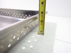 20″ X 12″ X 2-1/2″ STAINLESS STEEL STEAM PAN RECTANGLE PERFORATED FULL SIZE