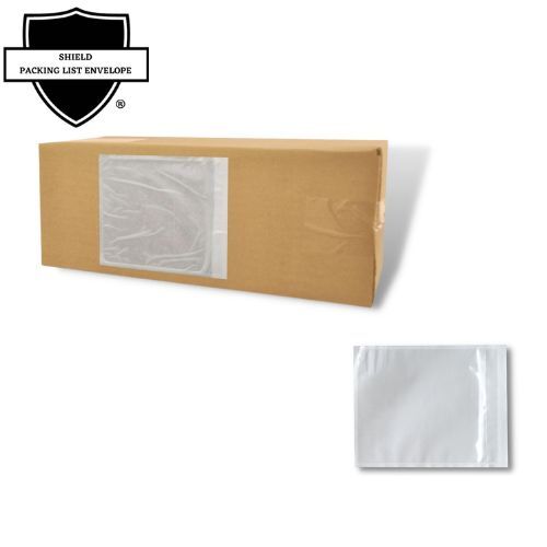 Clear Self-Seal Packing List Enclosed Envelopes Plain Face 7″ x 10″ – 1000 Pack
