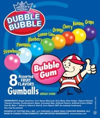 850 1″ DOUBLE BUBBLE GUMBALLS Candy Gum Vending ASSORTED 8Flavr dubble 24mm BULK