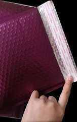 1-200 #2 8.5×12 Matte Metallic Bordeaux Color Poly Bubble Padded Mailers