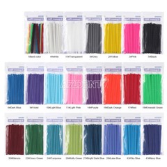 Dental Ortho elásticos cadena látex ligadura elástica bandas para soportes Ties