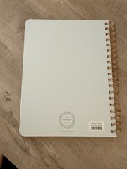 Fringe Studio Notebook Journal With Pockets-Van Gogh Love Spiral 240 lined pages