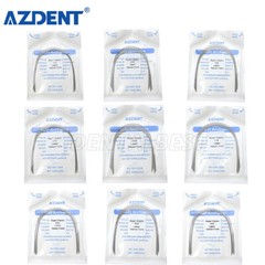 AZ Dental Orthodontic Arch Wire Super Elastic Niti Round Natural form 10pc/pk