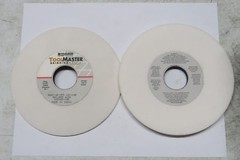 2 pcs MILACRON Toolmaster 6″ x 1/2″ x 1-1/4″ Concave Grinding Wheels 9A60-J6-VFM