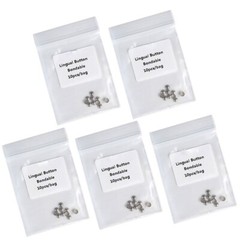 1bag AZDENT Botones linguales adhesivos de ortodoncia dental Base redonda