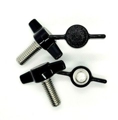 3/8″ Power Inverter Cable Bolts Thumb Screws Tee Knob Red or Black 3/4 – 1.5 in