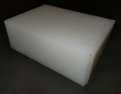 (Qty 2) UHMW Polyethylene Plastic 2-1/2” x 5” x 7” (oversized) FREE SHIPPING