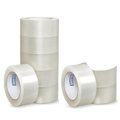 (9) ULINE S-423 2″ x 110yds 2mil PACKING / SHIPPING TAPE ROLLS NINE TOTAL