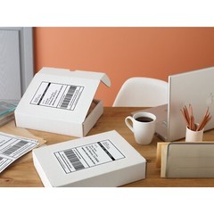 200-20000 Half Sheet Address Shipping Labels 2 Per Sheet 8.5×5.5 Self Adhesive