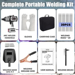 Saker Portable Electric Welding Machine,110V Portable Welder Handheld with IG