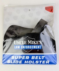 Uncle Mike’s Super Belt Slide Holster Size 1 Black Ambidextrous 8601-0