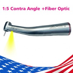 Dental 1:5 LED Contra Angle Increasing Handpiece Fit KaVo NSK Electric Motor USA