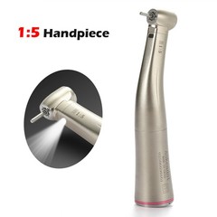 NSK Style Dental LED 45° Degree Surgical High Speed Handpiece Push Button 4 Hole