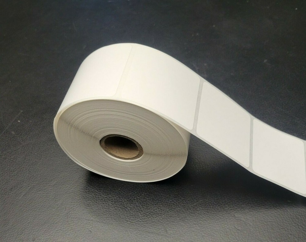 12 rolls thermal paper labels 2″x2″/2.75″x2″/3″x2″/3.5″x2″/4″x2″,600/roll,1″core