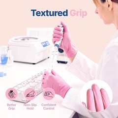 Schneider Nitrile Exam Gloves, 4-mil Medical Gloves Disposable Latex Free,