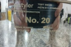 Advantech 2024 8 In Outside Dia Standard Stainless Steel Cloth Test Sieve