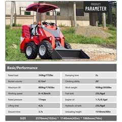 HUAYEE Mini Excavator HY12C Tracked Digger Free Ship