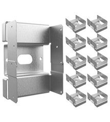 10PCS 4×6 Post Base for Concrete Heavy Duty w/ 1-inch Standoff for Pergola/Patio
