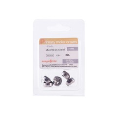 Dental Kids Crown Stainless Steel Crown Primary Molar Pediatric EASYINSMILE 5Pcs