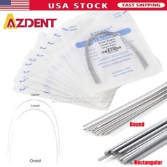 AZDENT Dental Orthodontic Ni-Ti Arch Wire Round/Bracket Braces Roth MBT Full Set