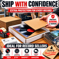 12.25×12.25 LP Record Mailer Pads Corrugated Cardboard Inserts 32 ECT
