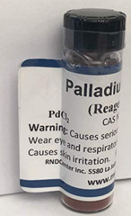 Palladium Chloride, Powder, 99.9%. 5 grams