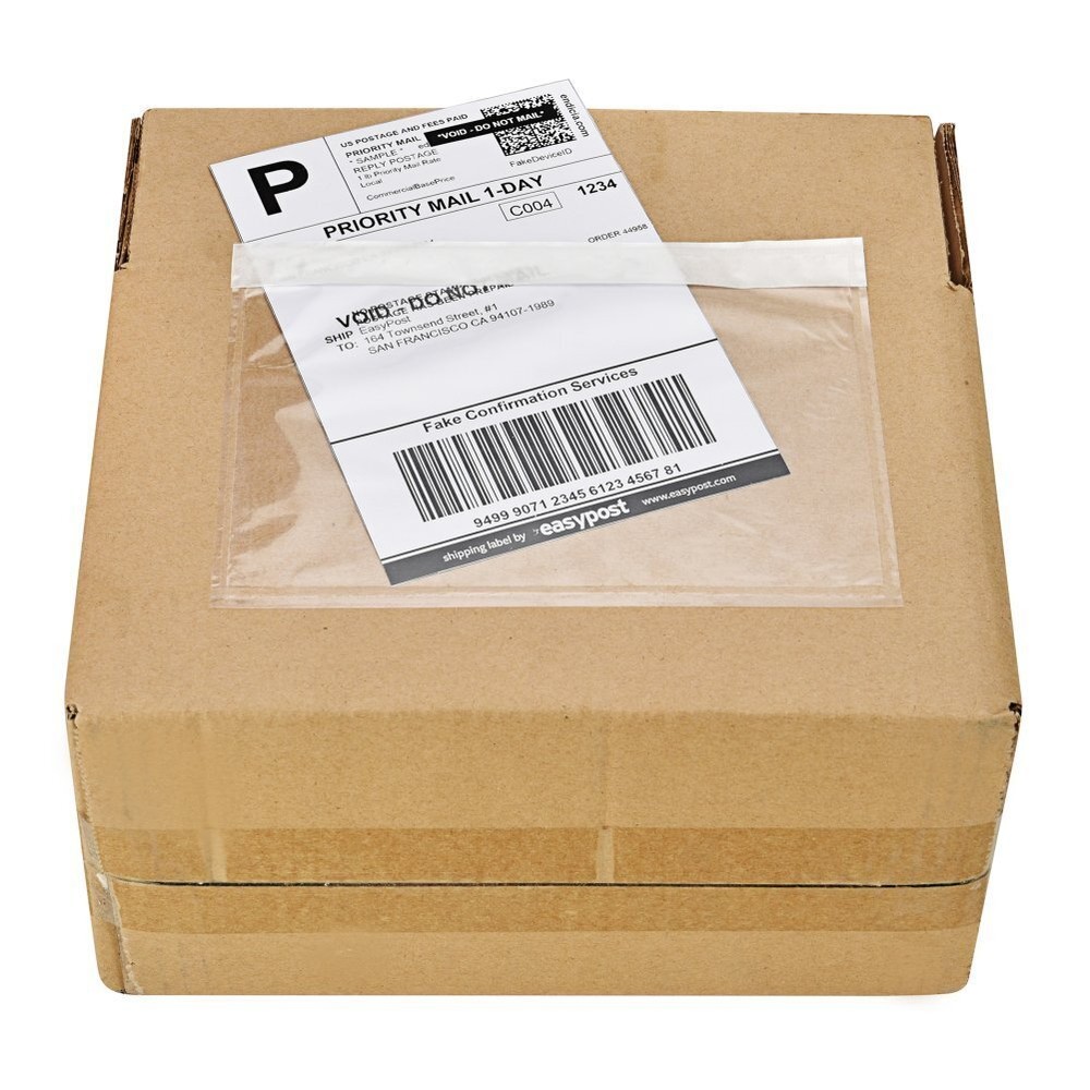 7.5″x5.5″ 6″x9″ Packing List Enclosed Invoice Labels Pouches Shipping Envelopes