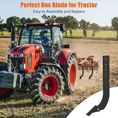 1PCS 18” Box Blade Shank Steel Scarifier Shanks Teeth 4 Holes Box Scraper Shank