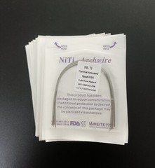10Packs Dental Orthodontic Thermal Activated Niti Round Arch Wires Natural Form
