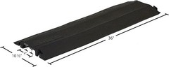 Elasco Dropover Cable Cover with 4″ x 1″ Channel – Black